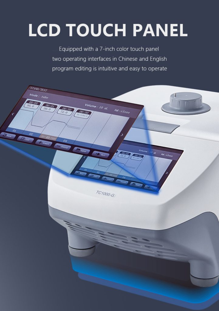 LCD TOUCH PANEL Portable PCR Molecular Research PCR Machine 